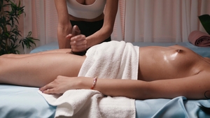 Transfixed: Masseuse Fumbling with Trans Star